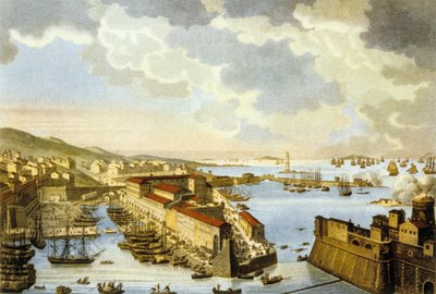 Valletta, Malta by Jean Duplessi Bertaux