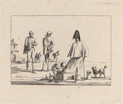 Commander Having His Boot Shined by Jean Duplessis Bertaux