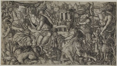 A King Receiving a Present by Jean Duvet