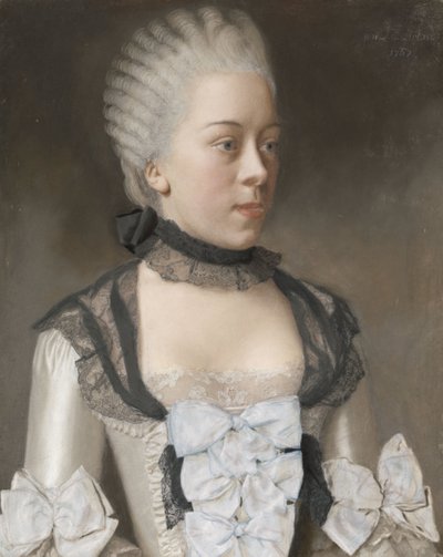Wilhelmina Hillegonda Schuyt by Jean Etienne Liotard (signed by artist)
