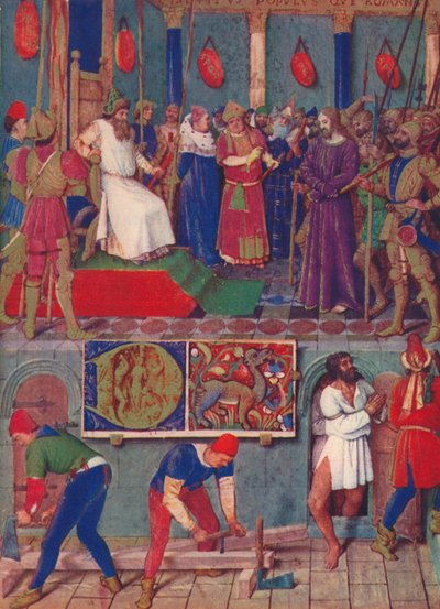 Jesus Before Pontius Pilate by Jean Fouquet