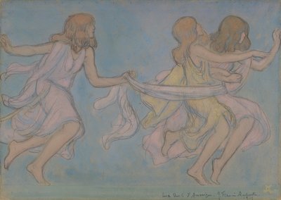 Children at Play by Jean Francis Auburtin