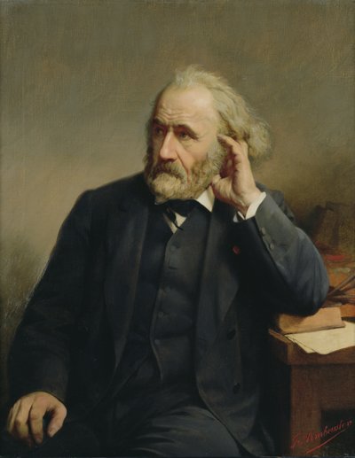 Portrait of Joseph Chenavard by Jean Francois Armbruster