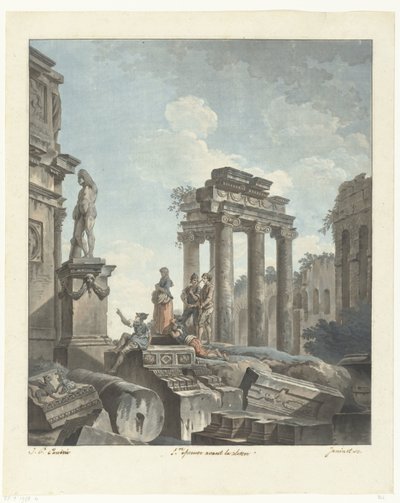 Ancient Ruins by Jean Francois Janinet