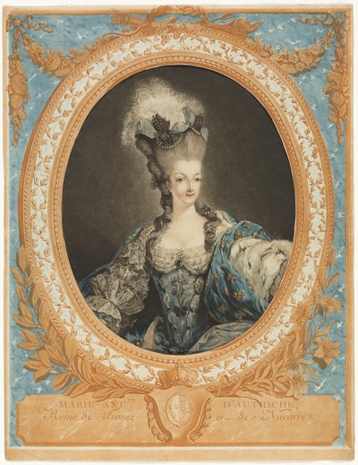 Marie Antoinette by Jean Francois Janinet