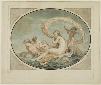 The Chariot of Galatea by Jean Francois Janinet