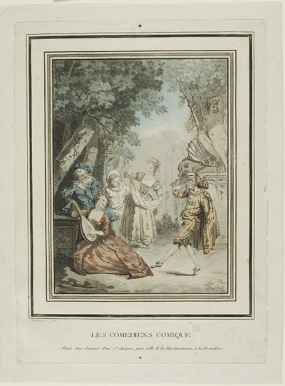 The Comedians by Jean Francois Janinet