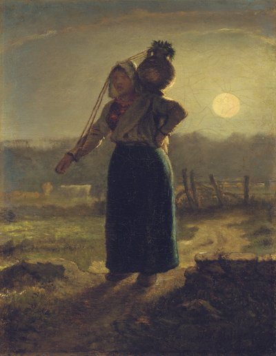 Norman Milkmaid, 1853-54 by Jean Francois Millet