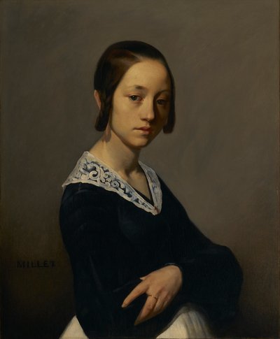 Portrait of Louise-Antoinette Feuardent by Jean Francois Millet
