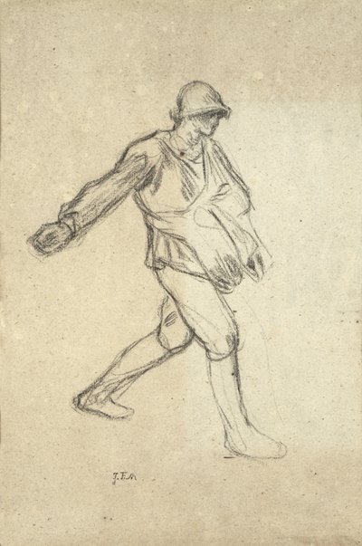 Study for The Sower by Jean Francois Millet