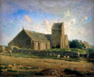 The Church at Greville by Jean Francois Millet