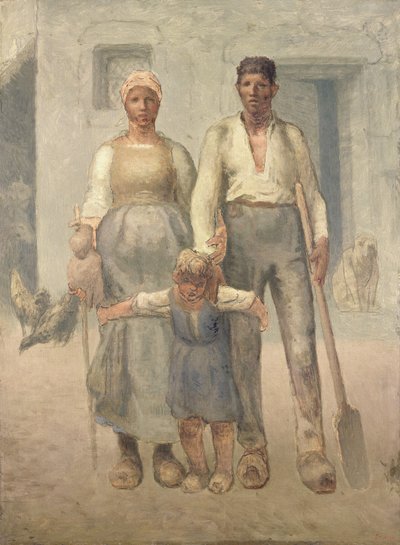 The Peasant Family by Jean Francois Millet