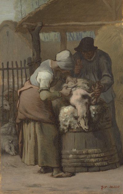 The Sheepshearers, 1857-61 by Jean Francois Millet