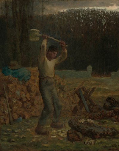 The Woodchopper by Jean Francois Millet