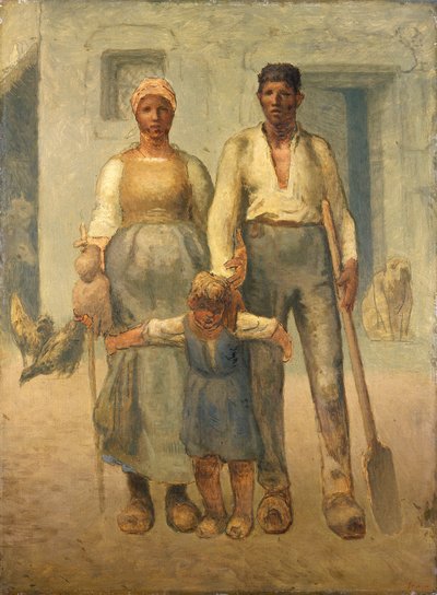 The peasant family, 1871-72 by Jean Francois Millet