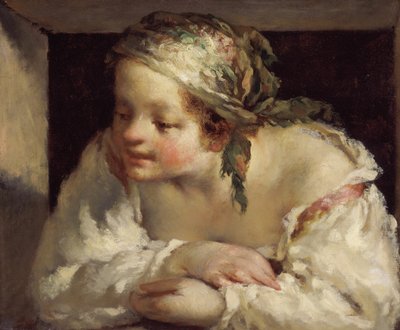 Young Woman, 1844-45 by Jean Francois Millet