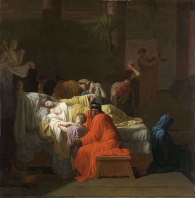 The Death of Alcestis by Jean François Pierre Peyron