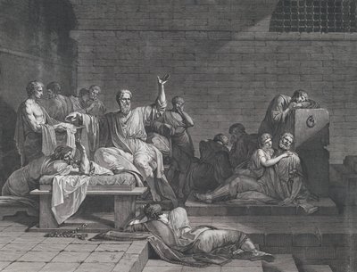 The Death of Socrates by Jean François Pierre Peyron