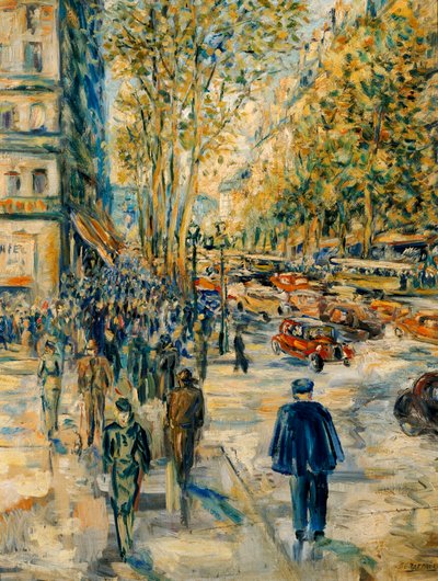 Champs Elysee by Jean Francois Raffaelli