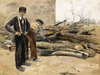 The Woodcutters by Jean Francois Raffaelli