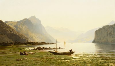 Lake Wallenstadt by Jean Francois Xavier Roffiaen