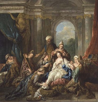 The Toilet of Esther by Jean François de Troy