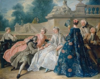 Declaration of Love. 1731 by Jean François de Troy