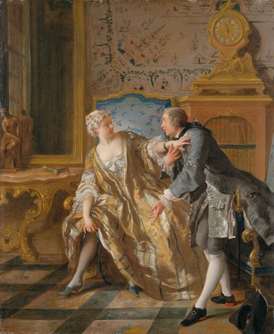 The Garter by Jean François de Troy