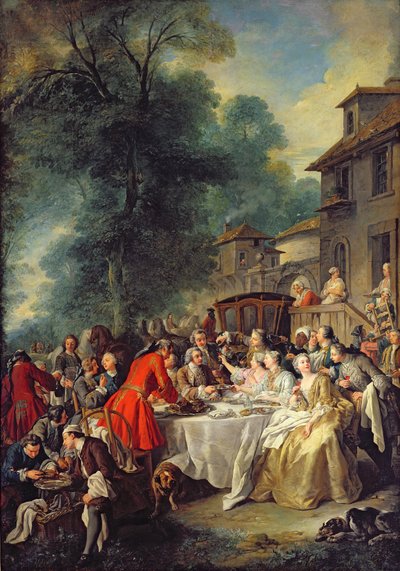 The Hunt Lunch by Jean François de Troy
