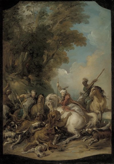 The Lion Hunt, 1735 by Jean François de Troy