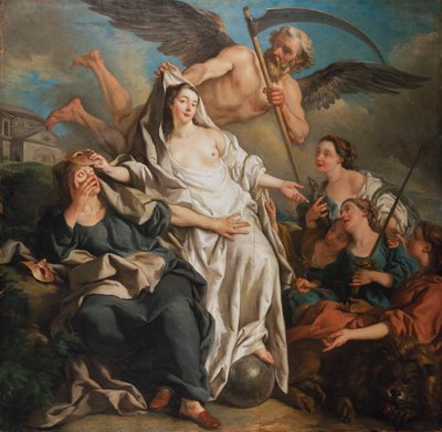 Time Unveiling Truth by Jean François de Troy