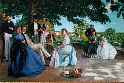 Family Reunion by Jean Frederic Bazille