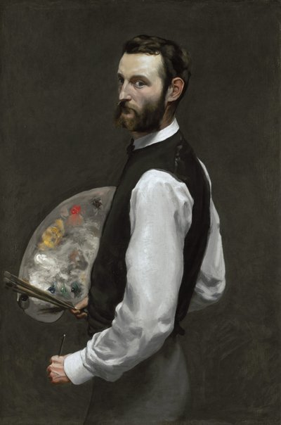 Self Portrait, 1865-66 by Jean Frederic Bazille