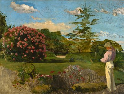 The Little Gardener by Jean Frederic Bazille
