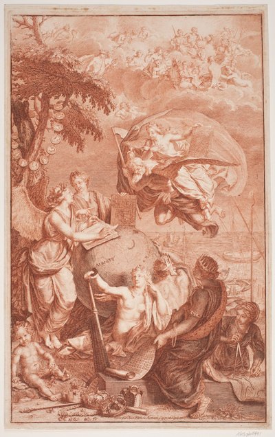 Allegory of Navigation by Jean Frederic Herman