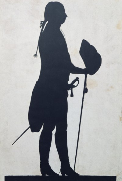 Silhouette of a Man by Jean Gaspard Lavater