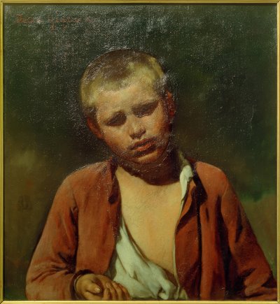 Young Beggar by Jean Francois Gigoux