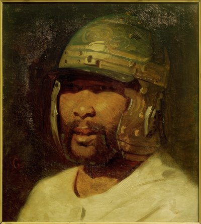 Head of a Saracen by Jean Francois Gigoux