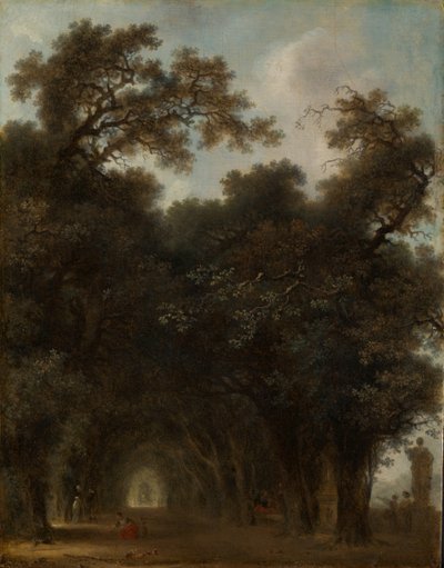 A Shaded Avenue by Jean Honore Fragonard