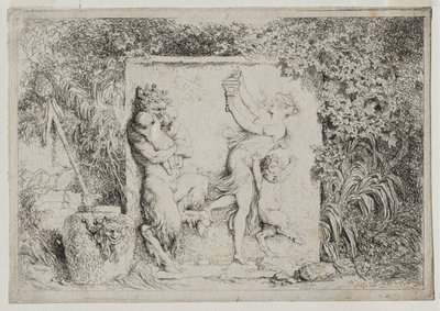 Bacchanales: The Satyrs Dance by Jean Honore Fragonard