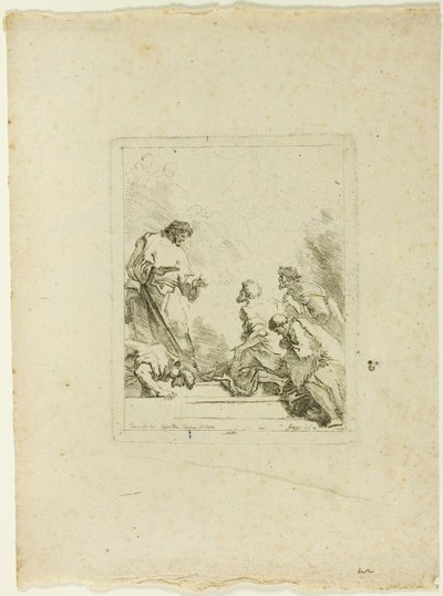 Institution of the Eucharist by Jean Honore Fragonard