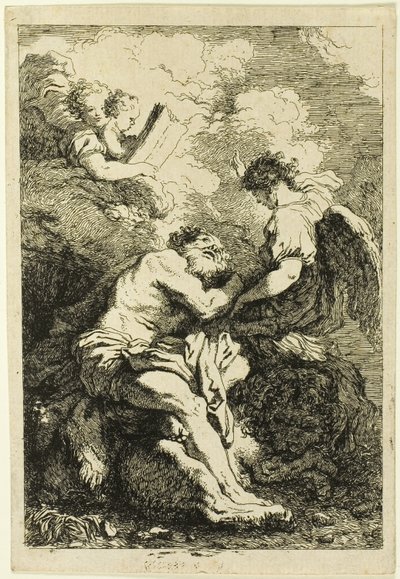 Saint Jerome by Jean Honore Fragonard