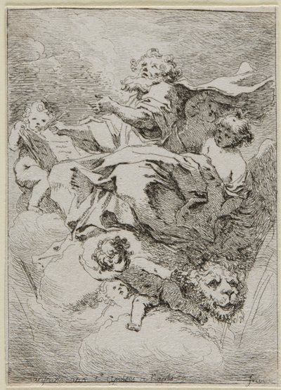 Saint Mark by Jean Honore Fragonard