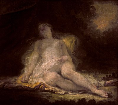 Sleeping Bacchante by Jean Honore Fragonard
