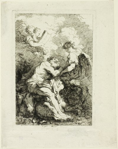 St. Jerome by Jean Honore Fragonard