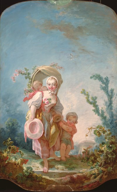 The Shepherdess by Jean Honore Fragonard