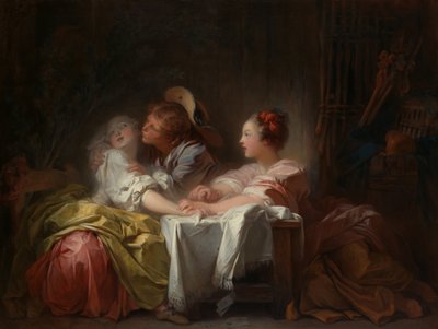 The Stolen Kiss by Jean Honore Fragonard