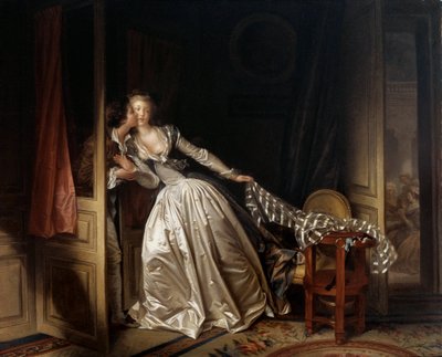 The Stolen Kiss by Jean Honore Fragonard