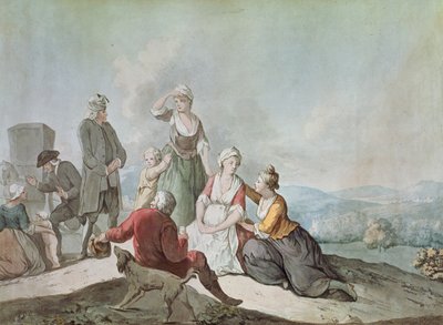 Voltaire Conversing with the Peasants in Ferney by Jean Huber