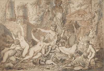 Bacchanal, ca. 1765-66 by Jean Jacques Francois Le Barbier